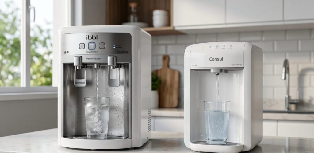 Purificador de Água: Compressor ou Eletrônico? Descubra qual gela mais e economiza na conta de luz